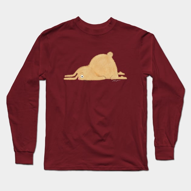 Unmotivated Bunny Long Sleeve T-Shirt by Idea house